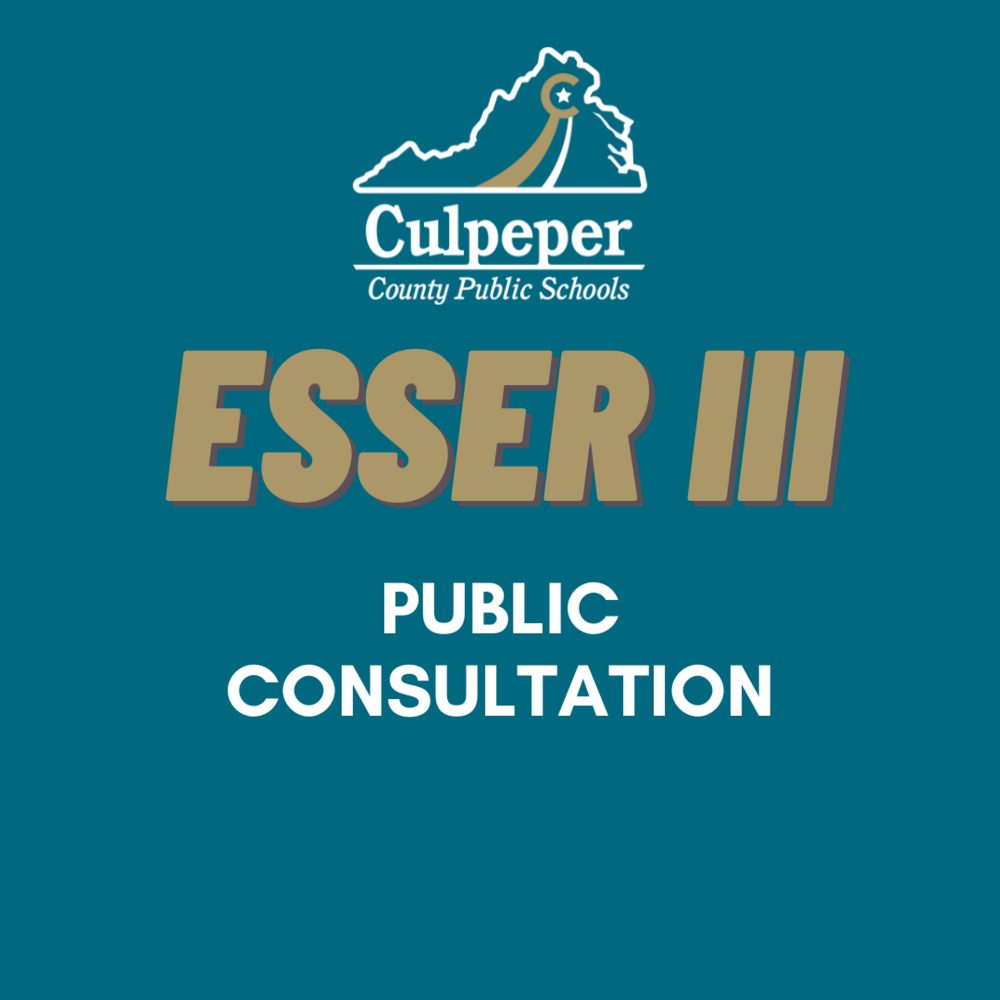 ESSER III Public Consultation