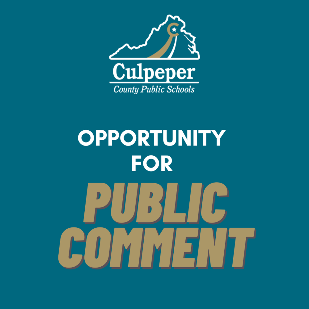 opportunity for public comment