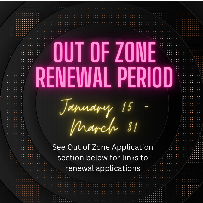 Out of Zone Renewal Period