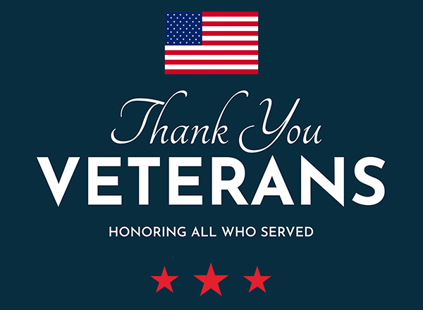 thank you veterans honoring all who served
