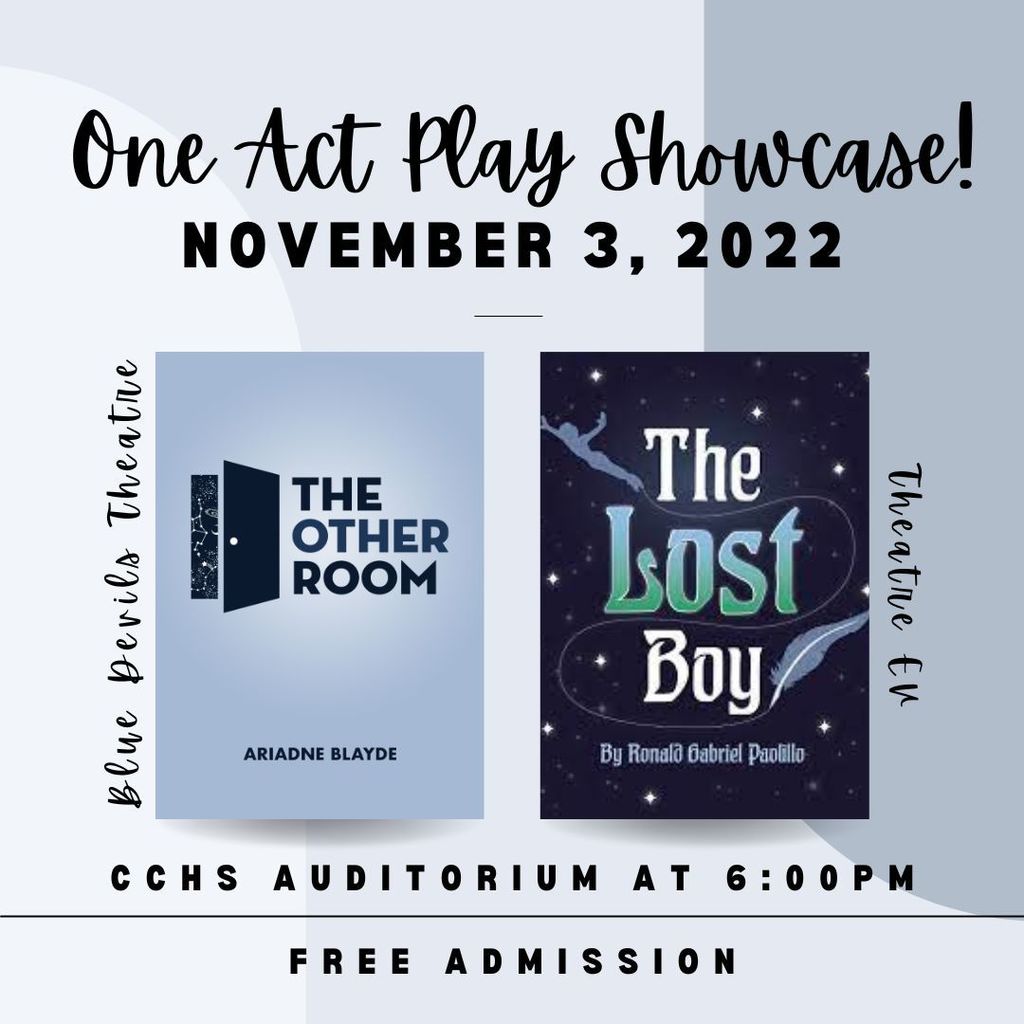 one act play showcase flyer