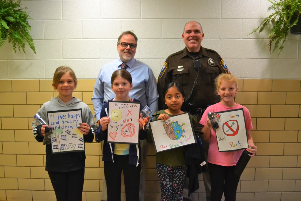Red Ribbon Week poster contest winners