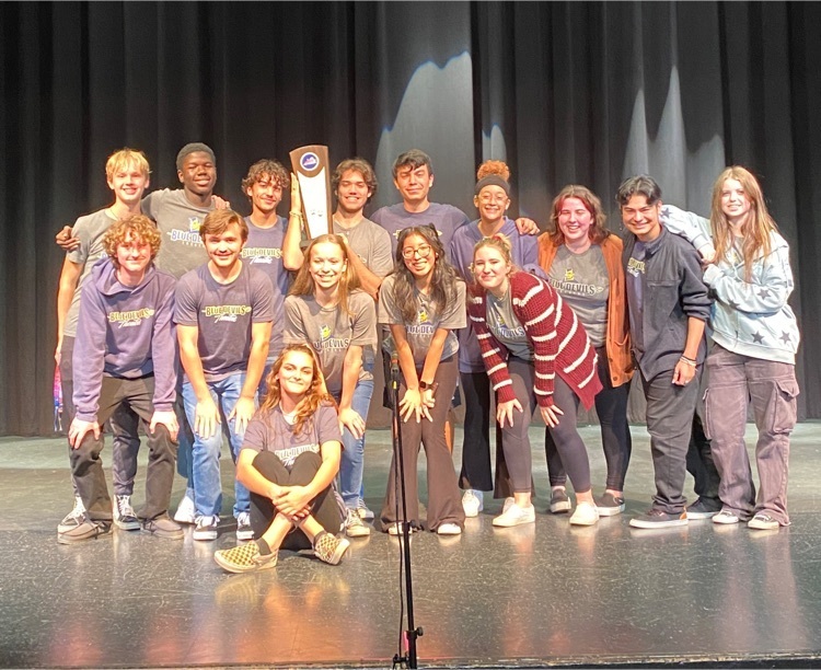 Congratulations to Blue Devils Theater on winning the VHSL One Act Play Regional Championship! Congratulations to Christian Soderholm and Grace Walbroehl for winning best actor and best actress! #BDP #BetterEveryDay
