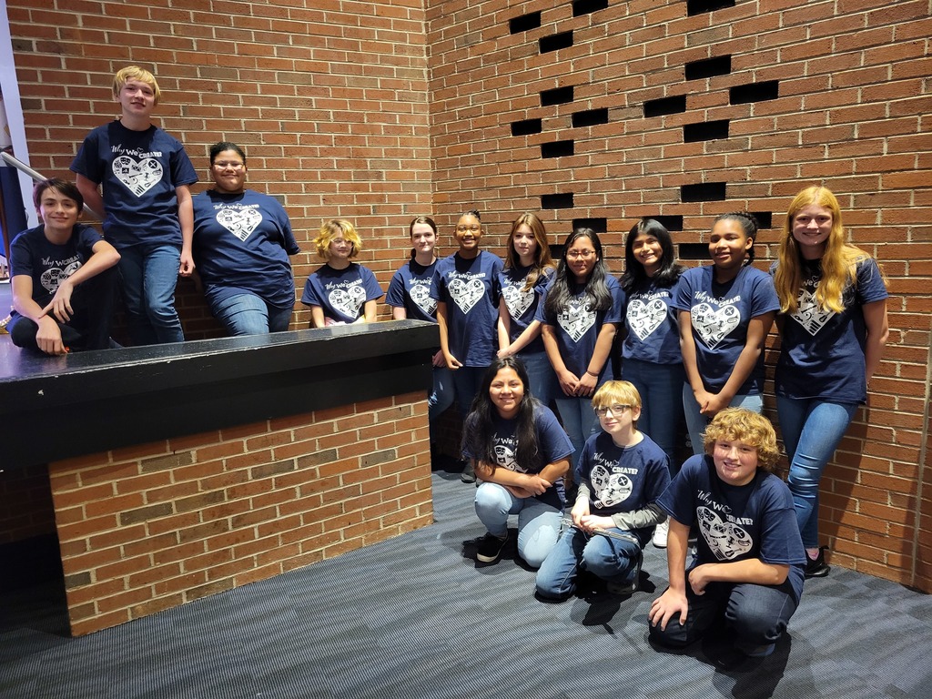 FTBMS 7th and 8th Grade band students who participated in the "Why We Create" Fine Arts event.