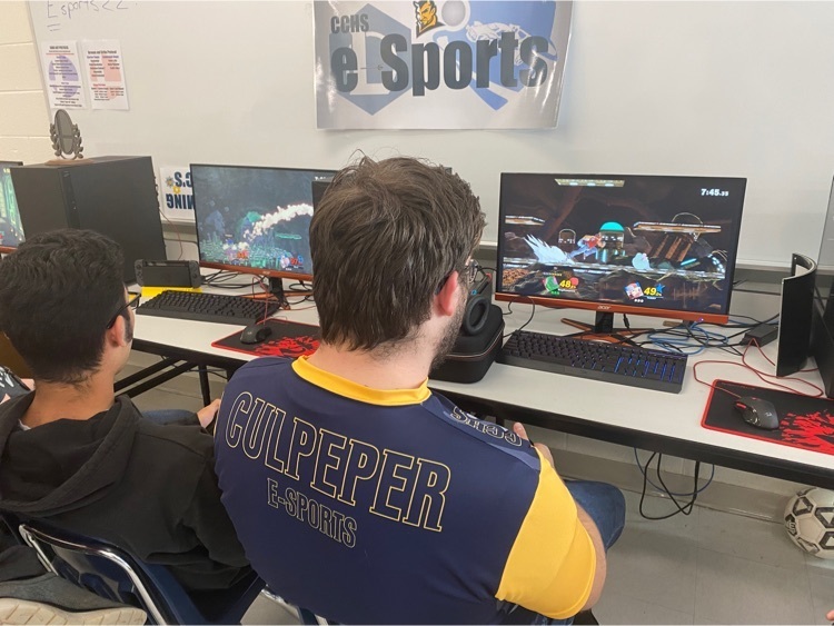 Our E-Sports team is in action today versus Green Run High School. The Blue Devils are currently ranked #10 out of 120 teams in the state. #BDP #ForksUp #BetterEveryDay