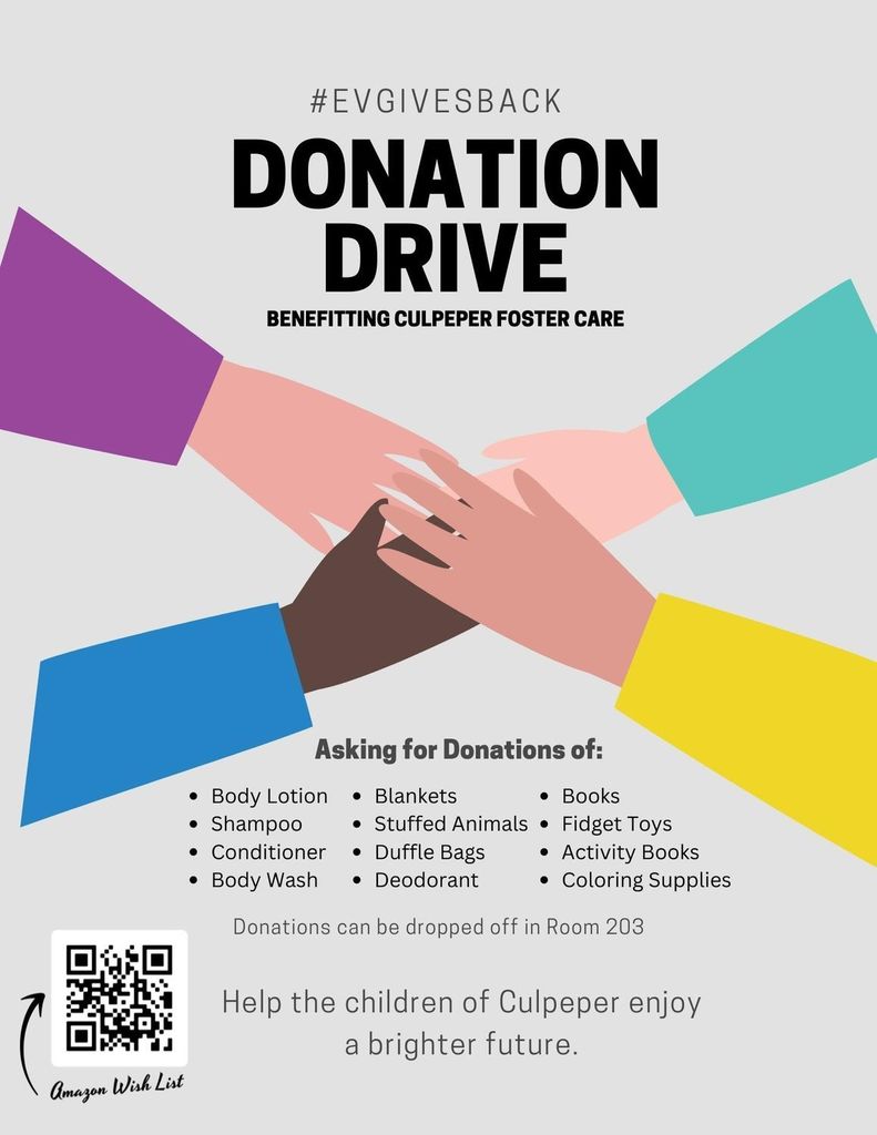 Foster Care Donation Drive Flyer