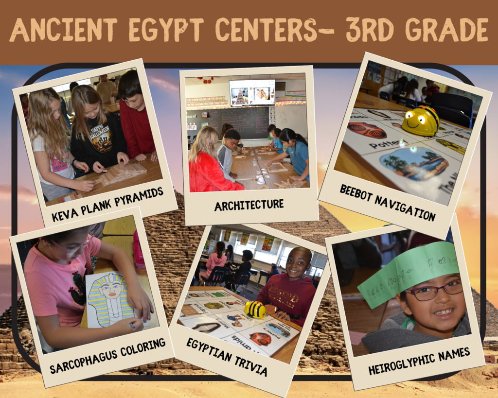 Ancient Egypt Centers-3rd Grade