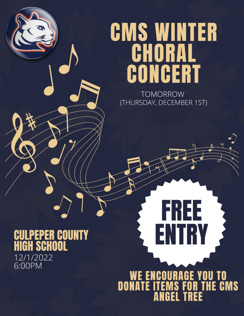 Winter Choral Concert Poster