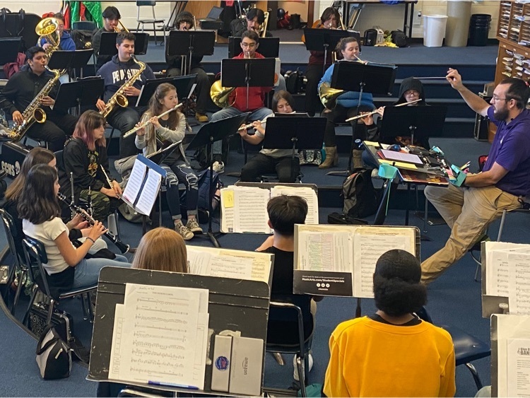 Our concert band is working hard preparing for our Winter Concert on December 20. #BDP #BetterEveryDay