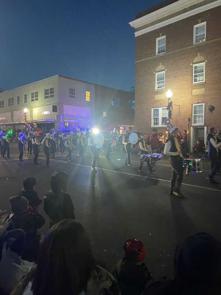 The Marching Blue Devils were great in tonight’s Christmas Parade! #BDP #BetterEveryDay
