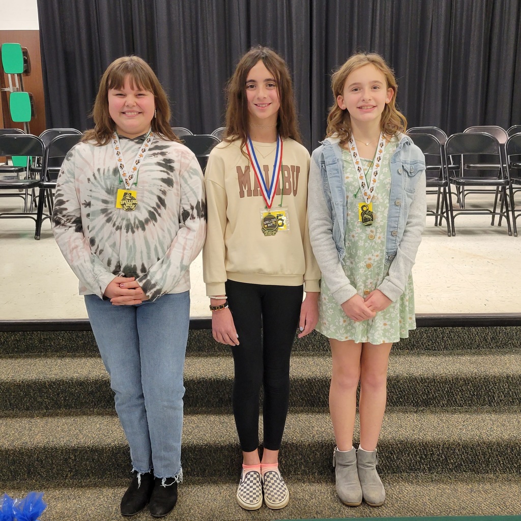 Top three students from Emerald Hill spelling bee