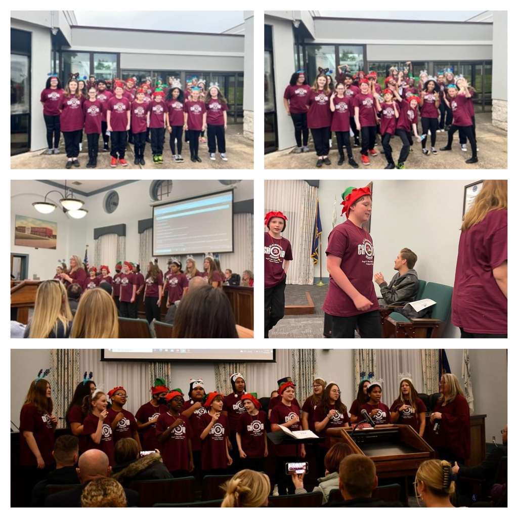 another A collage of the choir FTB Winter Choir Concert  last Thursday. These are from the Culpeper Christmas Parade, Culpeper Retired Teachers Luncheon, and the School Board Performance. 