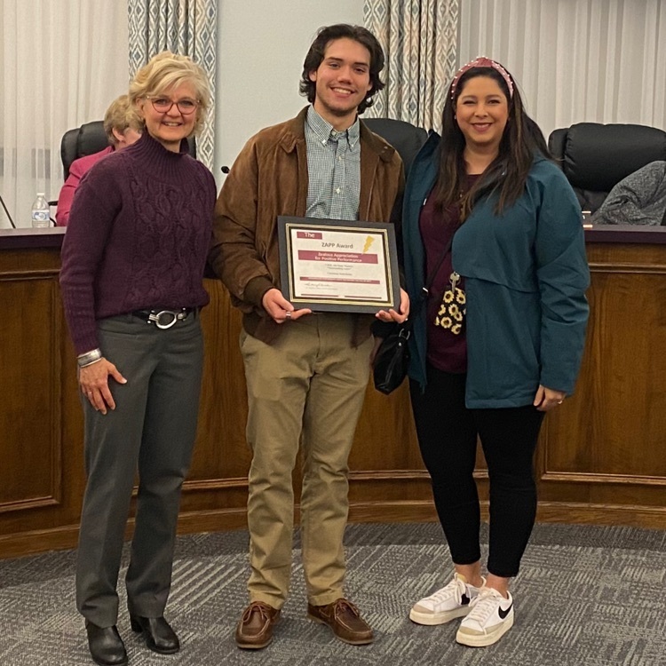 Congratulations to Christian Soderholm for being recognized by the school board as All-State Best Actor! Thank you, to our theater teacher, Mrs. Mitchell! #BDP #ForksUp #BetterEveryDay