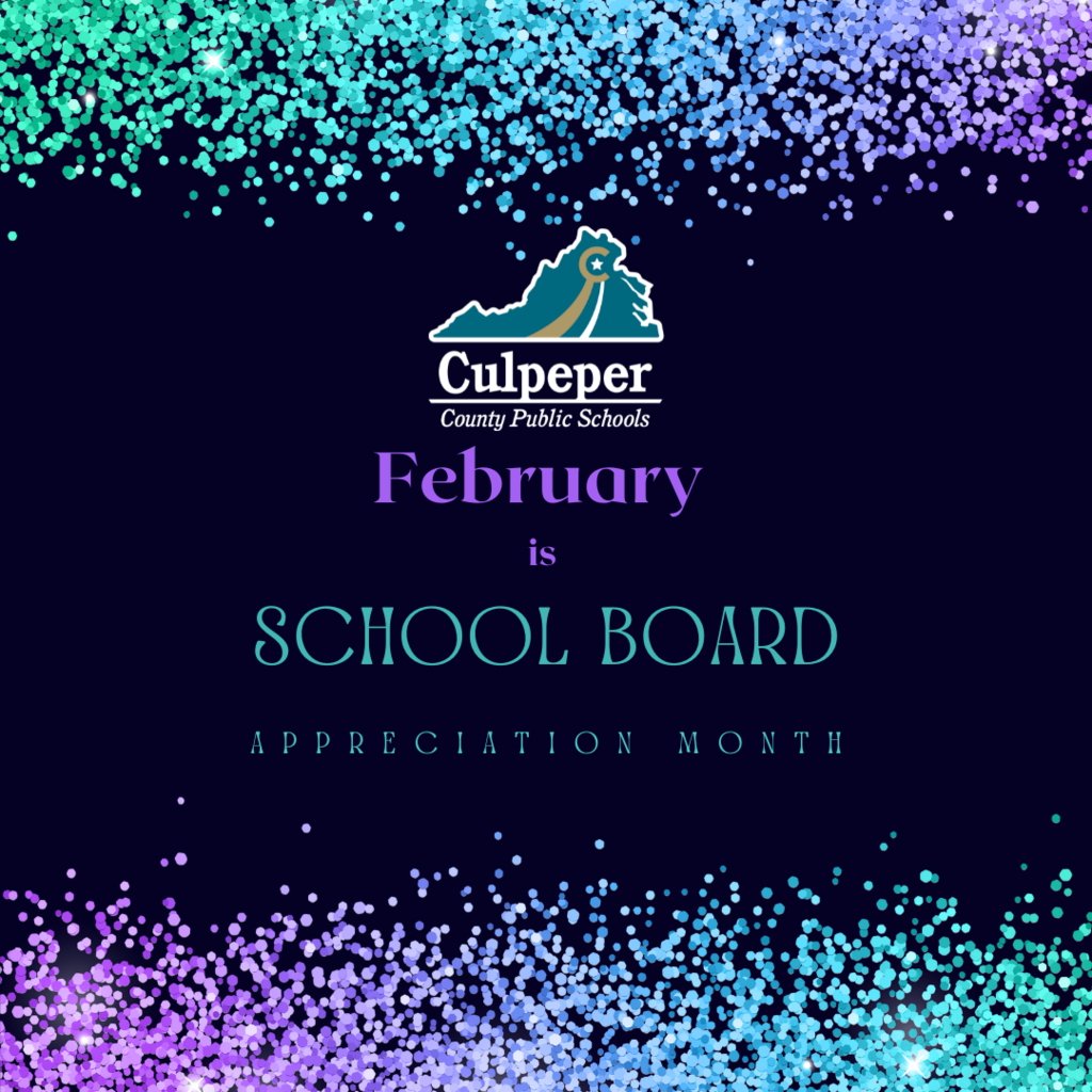 school board appreciation month with glitter