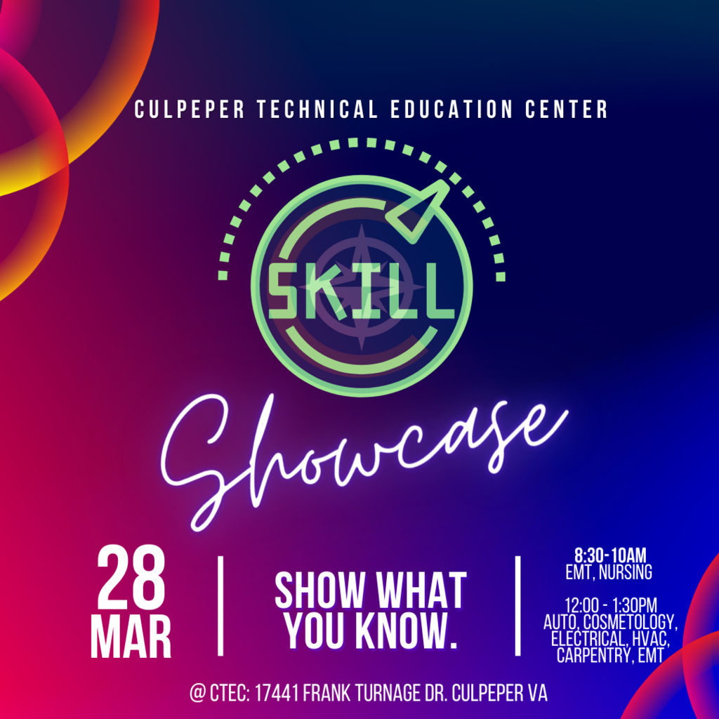 Skill Showcase March 28 Show What you know