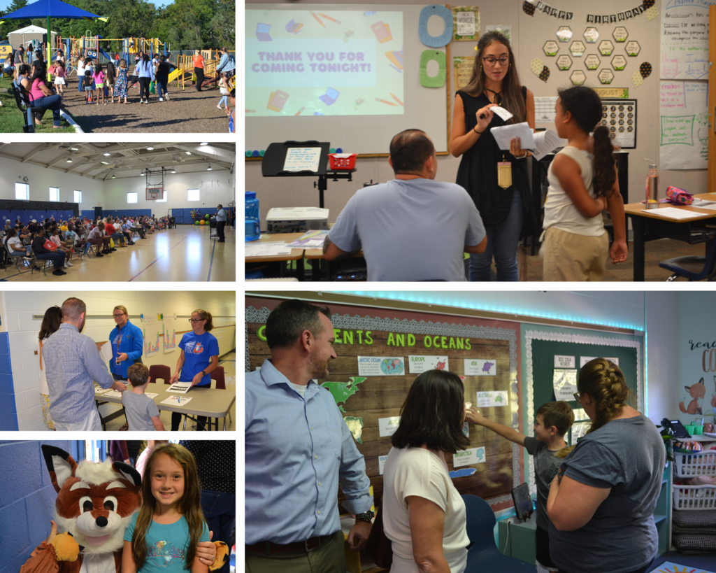Images from back to school night