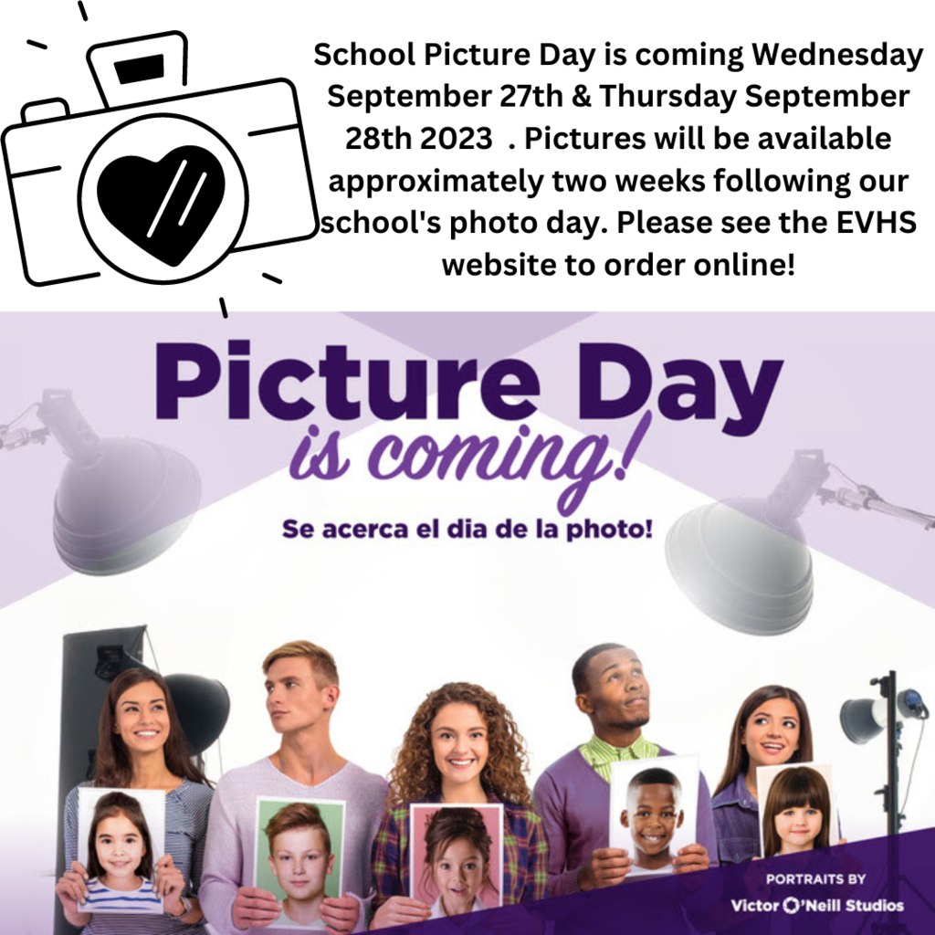 camera with heart, students on picture day, 