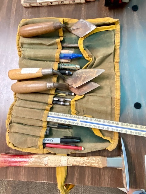 Picture of archeology tools.